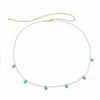 Plastic Small Daisy Flower Woven Waist Chain For Women Pastoral Style