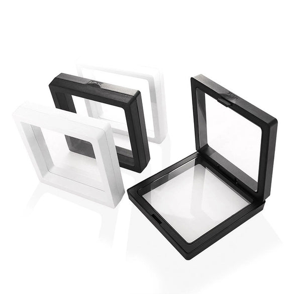 Plastic Transparent Square Jewelry Packaging Box For Ring Bracelet