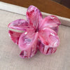 Plastic Women's Dopamine Sweet Flower Hair Claw Clip With Epoxy Treatment