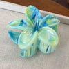 Plastic Women's Dopamine Sweet Flower Hair Claw Clip With Epoxy Treatment
