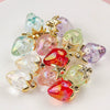 Plated Resin And Plastic Strawberry Hanging Hole Jewelry Accessories For Mobile Phone Chain And Key Chain