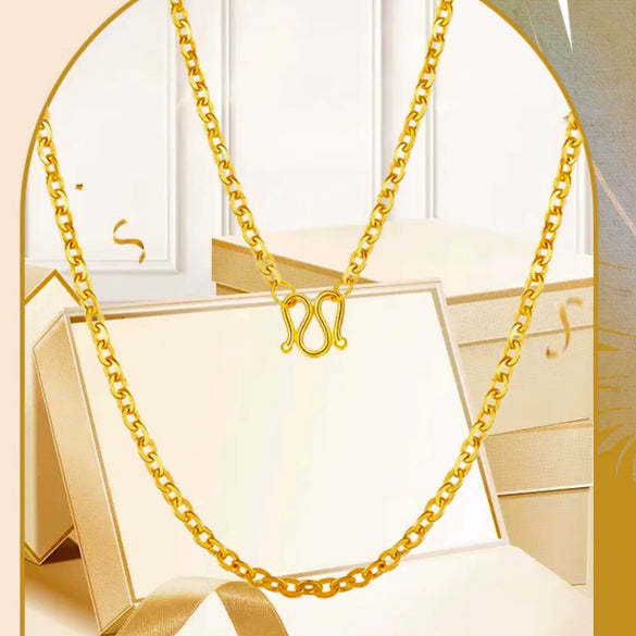 Plated Women's Cross Chain Ochain Women's Single Chain Necklace Jewelry Wholesale Retro Jewelry Women's Jewelry