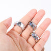 Pleated Textured Zircon Ring Copper Geometric Inlaid With Diamond For Women
