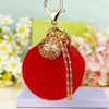 Plush Bell Car Keychain And Bag Pendant Cute And Creative