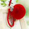 Plush Bell Car Keychain And Bag Pendant Cute And Creative