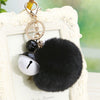 Plush Bell Car Keychain And Bag Pendant Cute And Creative