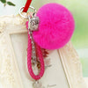 Plush Bell Car Keychain And Bag Pendant Cute And Creative
