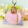 Plush Bell Car Keychain And Bag Pendant Cute And Creative