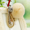 Plush Bell Car Keychain And Bag Pendant Cute And Creative