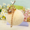 Plush Bell Car Keychain And Bag Pendant Cute And Creative