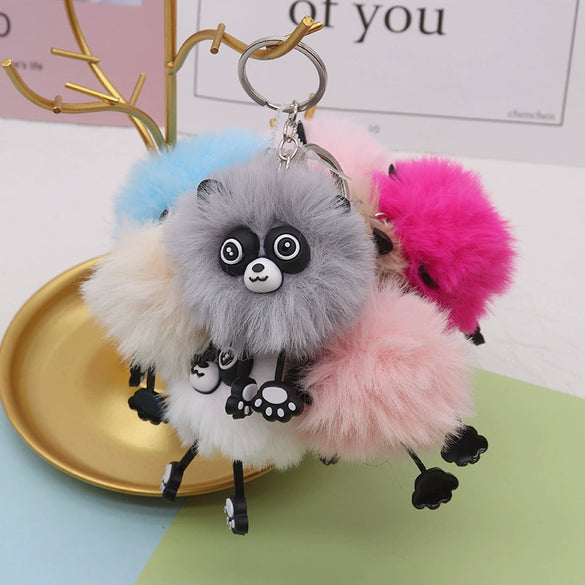 Plush Cartoon Keychain Bag Pendant Car Keychain