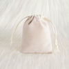 Plush Cloth Jewelry Storage Bag For Earrings And Gifts