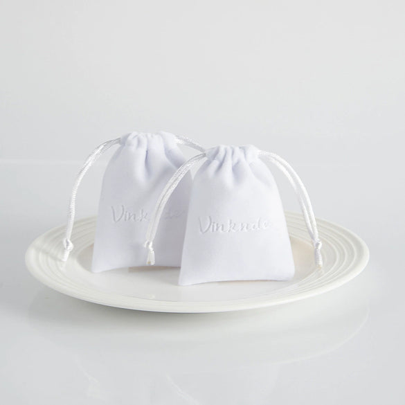 Plush Cloth Jewelry Storage Bag With Transfer Printing
