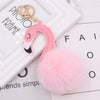 Plush Flamingo Keychain For Women
