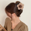 Plush Flocking Women's Hair Clip Little Fragrance Style Shark Clip