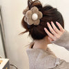 Plush Flocking Women's Hair Clip Little Fragrance Style Shark Clip