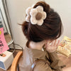 Plush Flocking Women's Hair Clip Little Fragrance Style Shark Clip