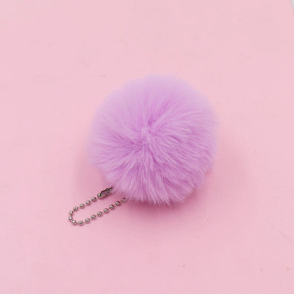 Plush Fur Ball Key Chain
