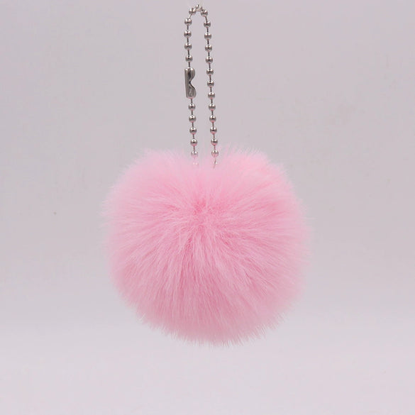 Plush Fur Ball Key Chain