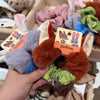 Plush Handmade Cute Animal Fox Rabbit Ears Hair Loop Hair Accessories