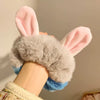 Plush Handmade Cute Animal Fox Rabbit Ears Hair Loop Hair Accessories