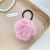 Plush Handmade Hair Ball Hair Rope High Elastic Hair Accessories