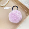 Plush Handmade Hair Ball Hair Rope High Elastic Hair Accessories