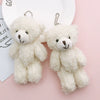 Plush Handmade Heart Bear Pendant Phone Case And Backpack Ornaments For Girls
