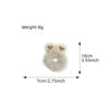 Plush Heart Hair Accessories Handmade For Girls