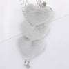 Plush Heart Handwoven Bracelet And Mobile Phone Case Chain Jewelry Accessories