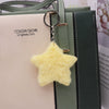 Plush Heart Keychain Pendant For Ladies With Butterfly Kitten Star Design