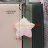 Plush Heart Keychain Pendant For Ladies With Butterfly Kitten Star Design