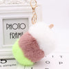 Plush Ice Cream And Popsicle Style Keychain And Bag Pendant