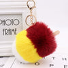 Plush Ice Cream And Popsicle Style Keychain And Bag Pendant