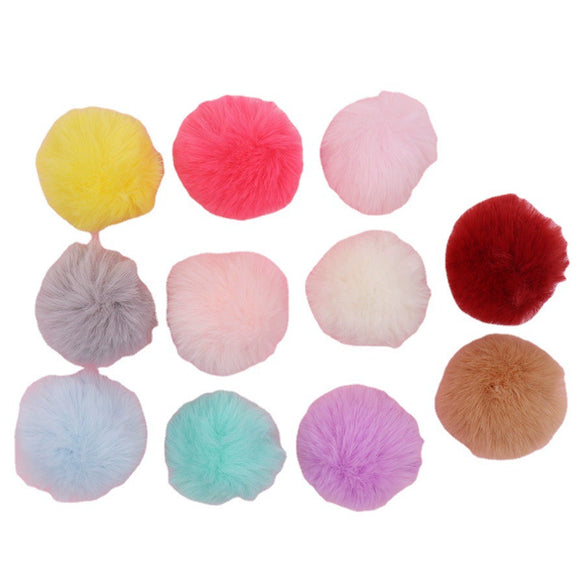 Plush Imitation Rex Rabbit Fur Ball Keychain Pendant Accessories