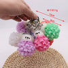 Plush Imitation Rex Rabbit Fur Yellow Duck And Fox Keychain Pendant