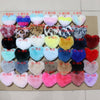 Plush Peach Heart Keychain Pendant Imitation Rex Rabbit Fur Light Luxury Style