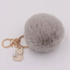 Plush Pearl Cat Keychain And Bag Pendant