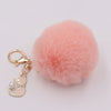 Plush Pearl Cat Keychain And Bag Pendant