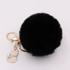 Plush Pearl Cat Keychain And Bag Pendant