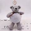 Plush Pineapple Bear Keychain Bag Pendant Car Keychain