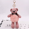 Plush Pineapple Bear Keychain Bag Pendant Car Keychain