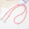 Plush Plastic Resin Mobile Phone Lanyard With Love Water Drops Bell Pattern Semimanual Craft