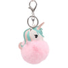 Plush Unicorn Fur Ball Key Chain And Car Pendant