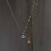 Polished Brassplated Iris Flower Cross Pendant Necklace With Copper Zirconium And Water Wave Chain For Men And Women