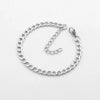 Polished Stainless Steel Bracelet With Floral And Diamond Pattern Details Unisex Fashion Jewelry For Men And Women