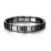 Polished Stainless Steel Geometric Elastic Bracelet Adjustable Unisex Jewelry For Men And Women