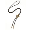 Polo Tie Alloy Geometric Electroplating Unisex