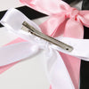 Polyester Cloth Doublelayer Bow Ribbon Duckbill Clip Handmade Women's Sweet Hair Accessory