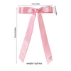 Polyester Cloth Doublelayer Bow Ribbon Duckbill Clip Handmade Women's Sweet Hair Accessory